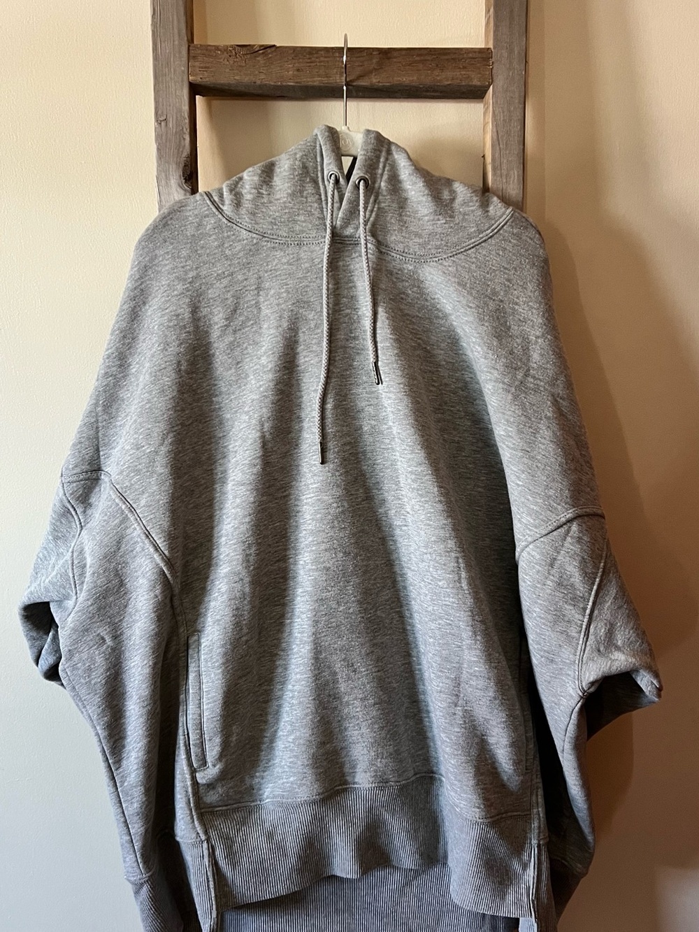 Free People Movement Hoodie largeLoose Oversized Fit Gray NWOT